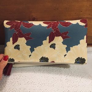 Rachel Pally Reversible Multi Color Clutch Purse